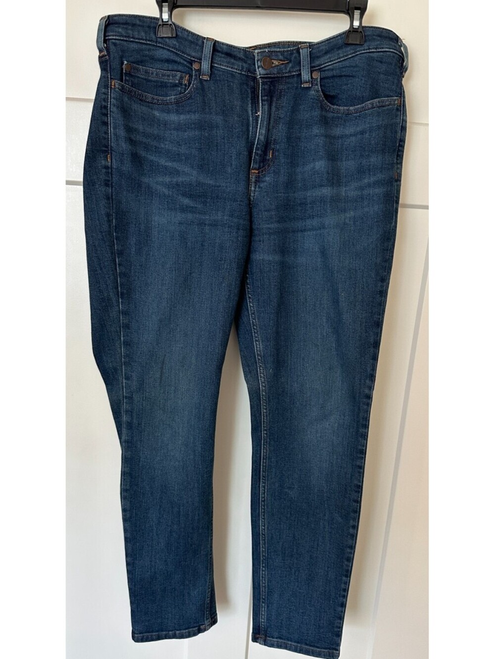 Carhartt Women’s Slim Fit Jeans Size 14 Regular Blue Stretch Denim Workwear